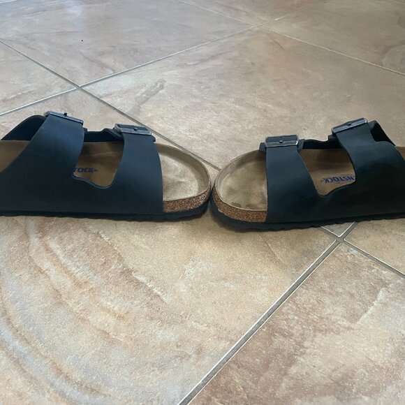NEW Birkenstock Arizona Soft Footbed
Natural Leather Oiled Black 43 / 10 men’s main image 5